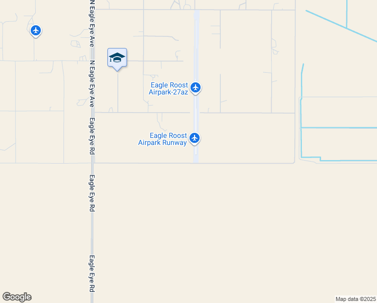 map of restaurants, bars, coffee shops, grocery stores, and more near 51118 West Pete Road in Aguila