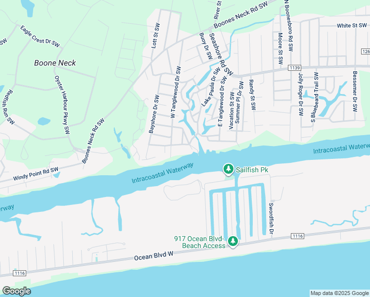 map of restaurants, bars, coffee shops, grocery stores, and more near 3197 Waterview Drive Southwest in Supply