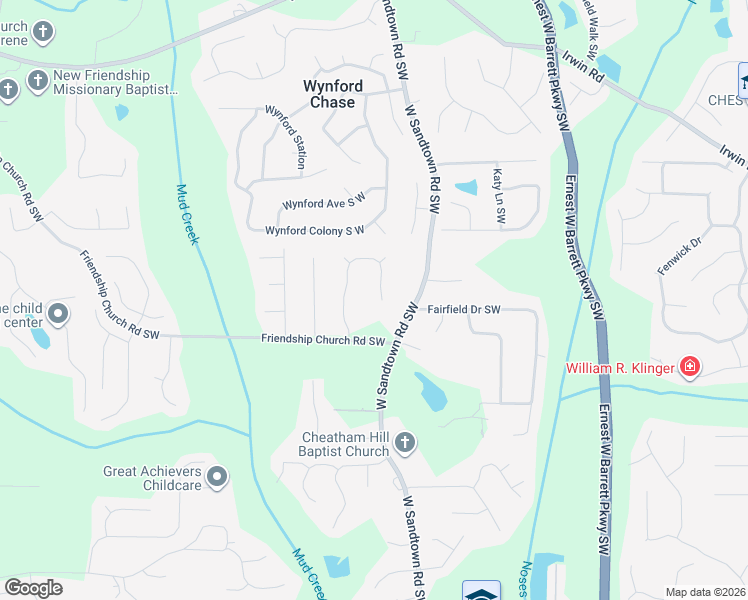 map of restaurants, bars, coffee shops, grocery stores, and more near 1507 Sage Ridge Drive in Marietta