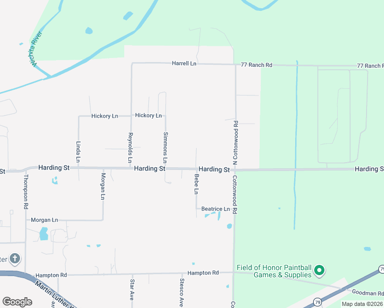 map of restaurants, bars, coffee shops, grocery stores, and more near 808 Eddie Lane in Wichita Falls