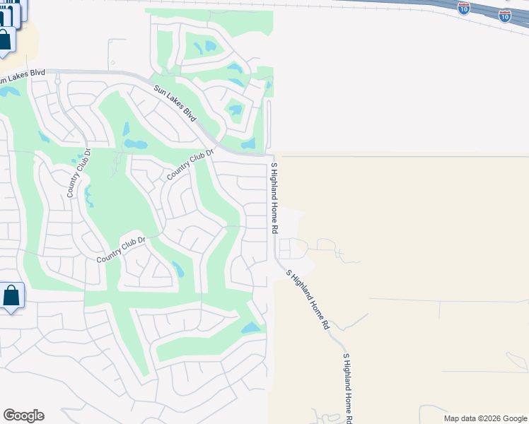map of restaurants, bars, coffee shops, grocery stores, and more near 4807 West Castle Pines Avenue in Banning