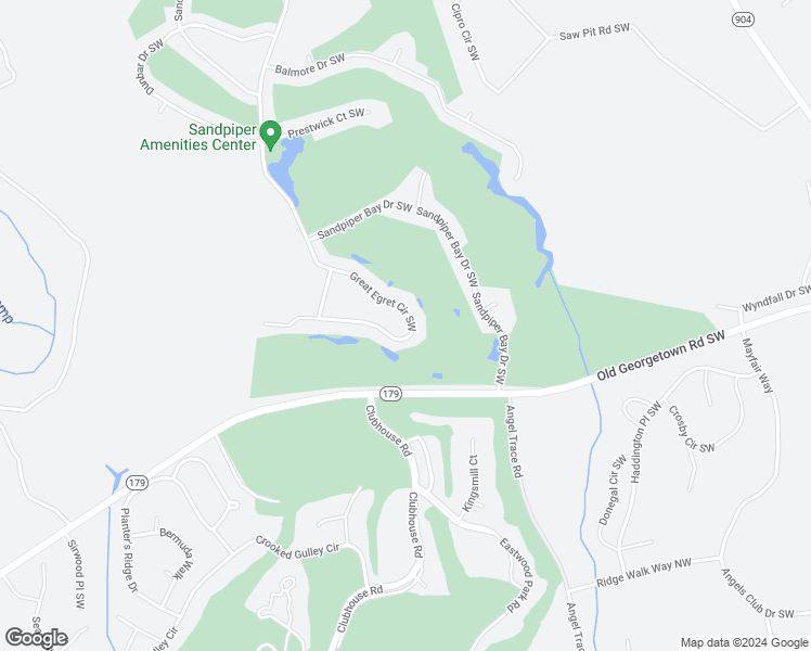 map of restaurants, bars, coffee shops, grocery stores, and more near 973 Great Egret Circle Southwest in Sunset Beach