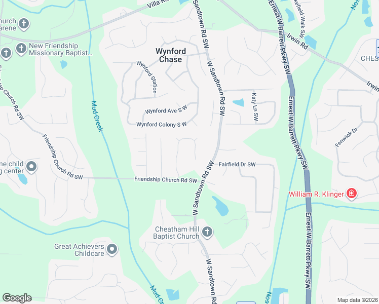map of restaurants, bars, coffee shops, grocery stores, and more near 1507 Sage Ridge Drive in Marietta