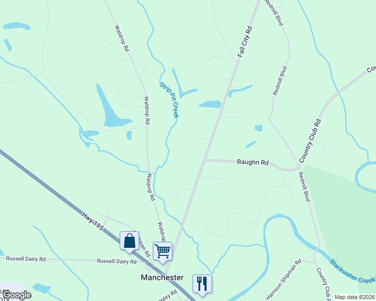 map of restaurants, bars, coffee shops, grocery stores, and more near 584 Fall City Road in Jasper