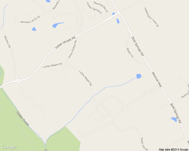 map of restaurants, bars, coffee shops, grocery stores, and more near 3212 Luther Wages Rd in Dacula