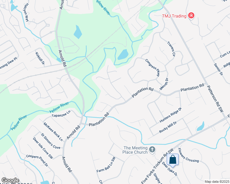 map of restaurants, bars, coffee shops, grocery stores, and more near 297 Birchmore Walk in Lawrenceville