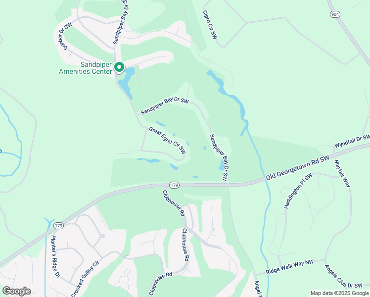 map of restaurants, bars, coffee shops, grocery stores, and more near 940 Great Egret Circle Southwest in Sunset Beach