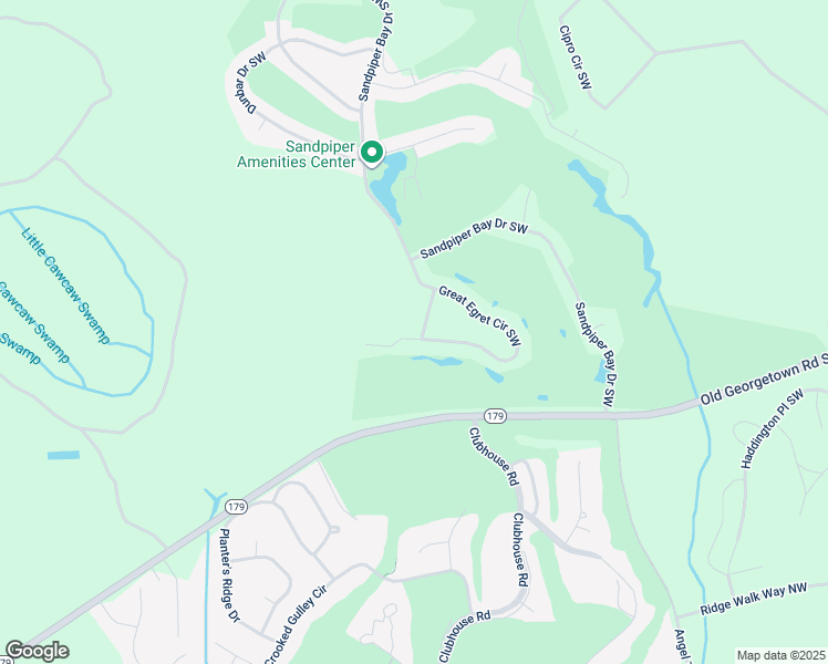 map of restaurants, bars, coffee shops, grocery stores, and more near 1016 Great Egret Circle Southwest in Sunset Beach