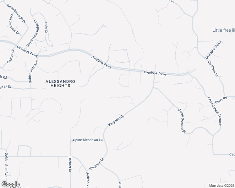 map of restaurants, bars, coffee shops, grocery stores, and more near 689 Crystal Mountain Circle in Riverside