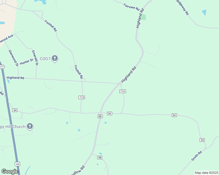 map of restaurants, bars, coffee shops, grocery stores, and more near 959 Highland Road in Winfield