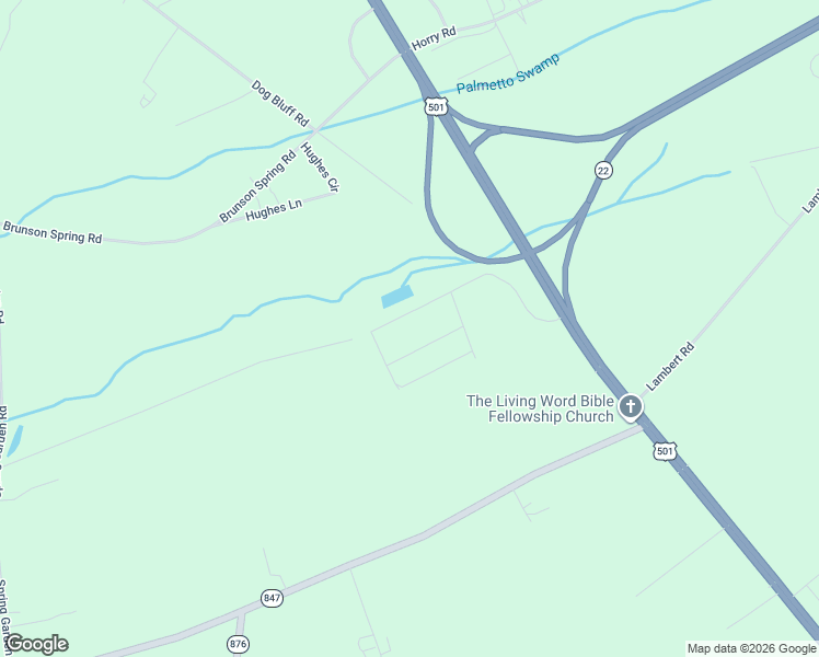 map of restaurants, bars, coffee shops, grocery stores, and more near 307 Night Owl Lane in Conway