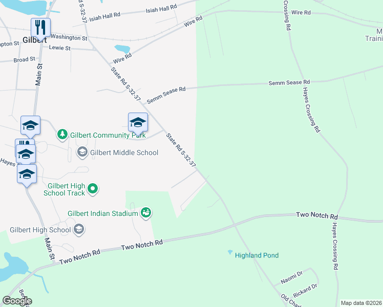 map of restaurants, bars, coffee shops, grocery stores, and more near 621 Juniper Springs Road in Gilbert