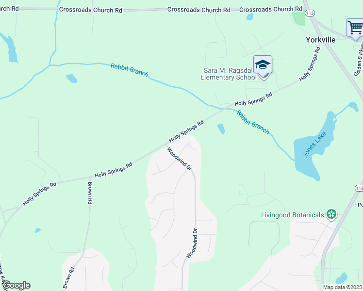 map of restaurants, bars, coffee shops, grocery stores, and more near 57 Tidewater Way in Rockmart