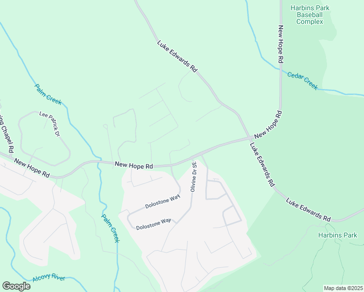 map of restaurants, bars, coffee shops, grocery stores, and more near 2585 Dolostone Way in Dacula