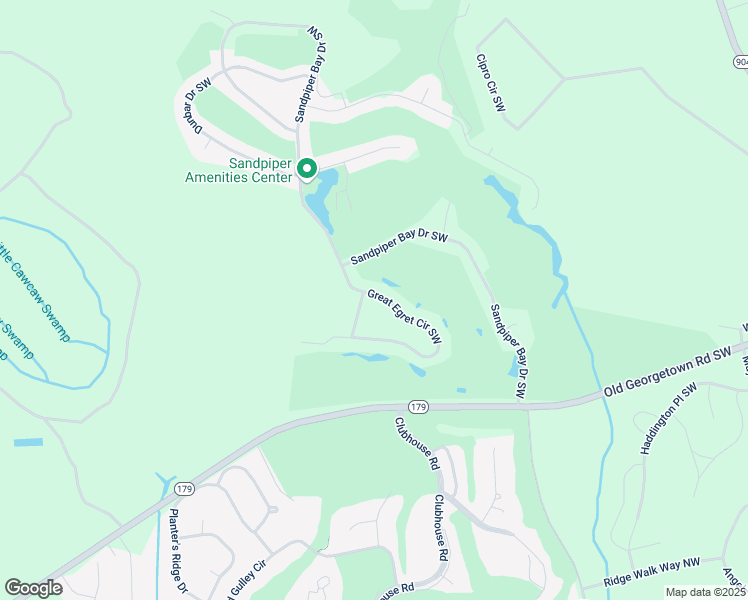 map of restaurants, bars, coffee shops, grocery stores, and more near 882 Great Egret Circle Southwest in Sunset Beach