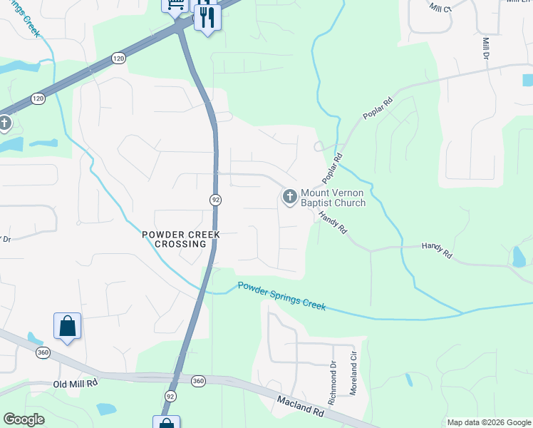 map of restaurants, bars, coffee shops, grocery stores, and more near 31 Alyce Avenue in Dallas