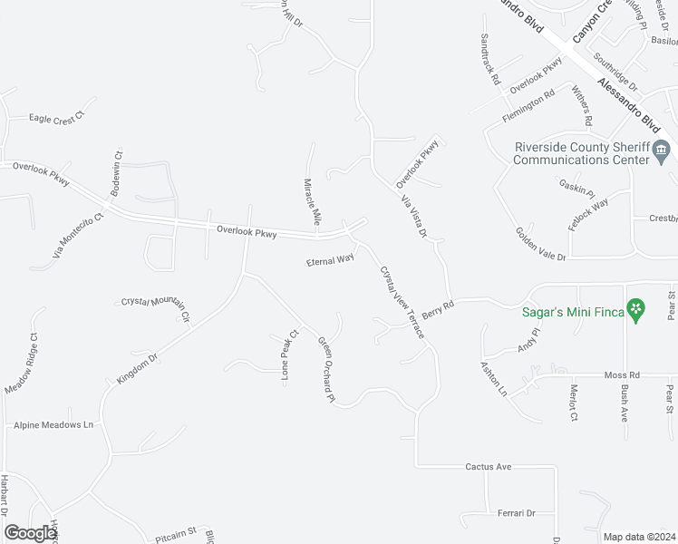 map of restaurants, bars, coffee shops, grocery stores, and more near 338 Eternal Way in Riverside