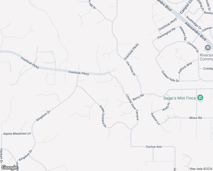map of restaurants, bars, coffee shops, grocery stores, and more near 338 Eternal Way in Riverside