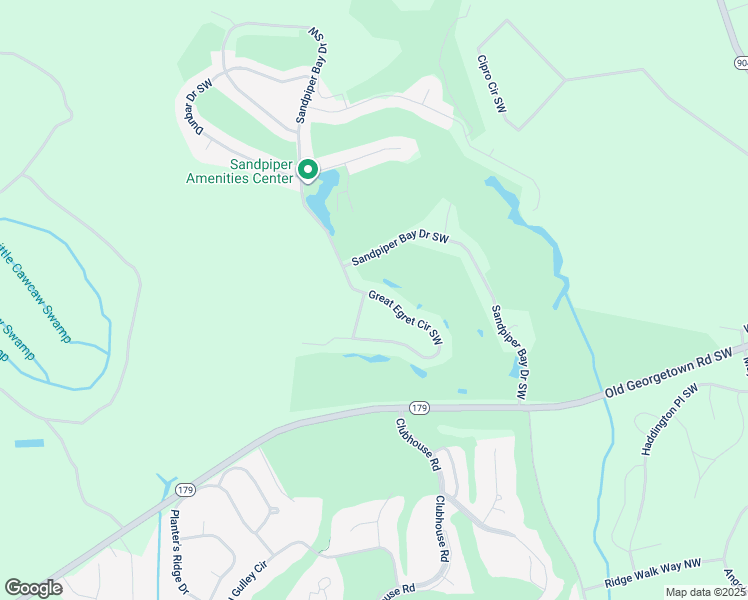 map of restaurants, bars, coffee shops, grocery stores, and more near 889 Great Egret Circle Southwest in Sunset Beach