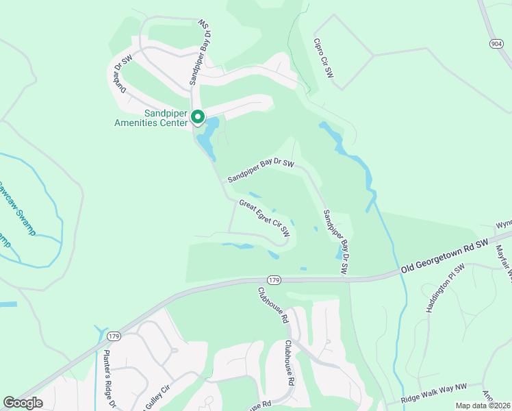 map of restaurants, bars, coffee shops, grocery stores, and more near 896 Great Egret Circle Southwest in Sunset Beach