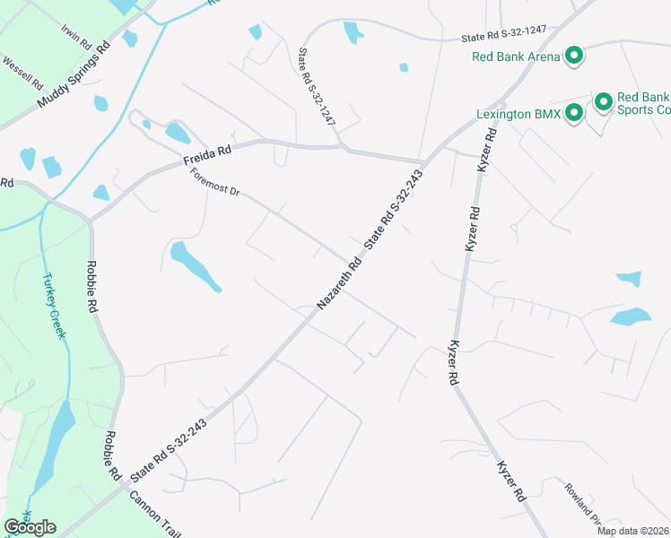 map of restaurants, bars, coffee shops, grocery stores, and more near 1404 Nazareth Road in Lexington