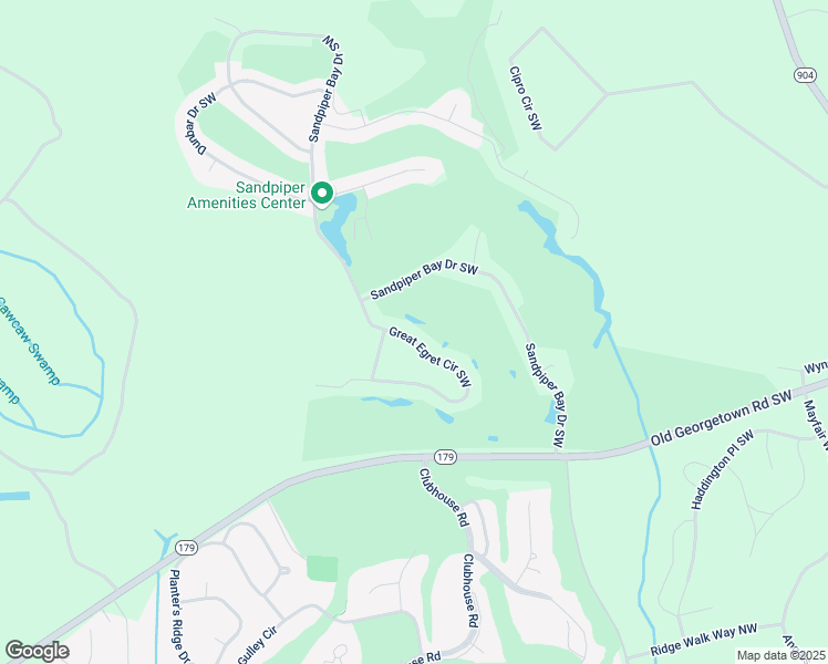 map of restaurants, bars, coffee shops, grocery stores, and more near 891 Great Egret Circle Southwest in Sunset Beach