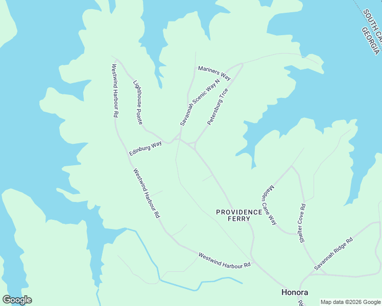 map of restaurants, bars, coffee shops, grocery stores, and more near Providence Ferry Road in Lincolnton