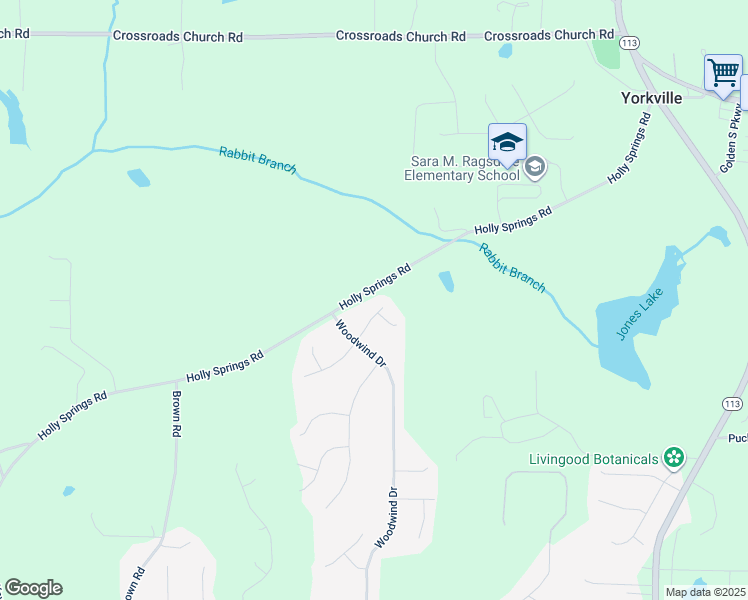 map of restaurants, bars, coffee shops, grocery stores, and more near 57 Tidewater Way in Rockmart