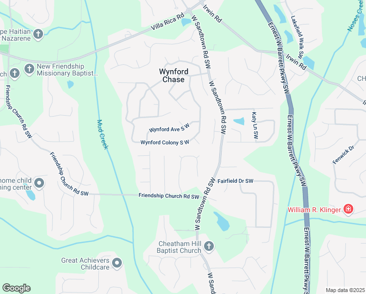 map of restaurants, bars, coffee shops, grocery stores, and more near 1554 Sage Ridge Drive in Marietta