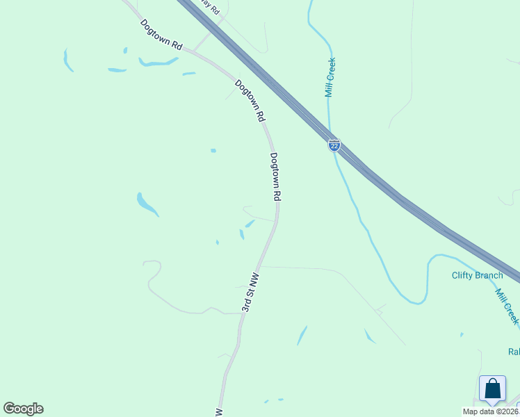 map of restaurants, bars, coffee shops, grocery stores, and more near 2487 Dogtown Road in Carbon Hill