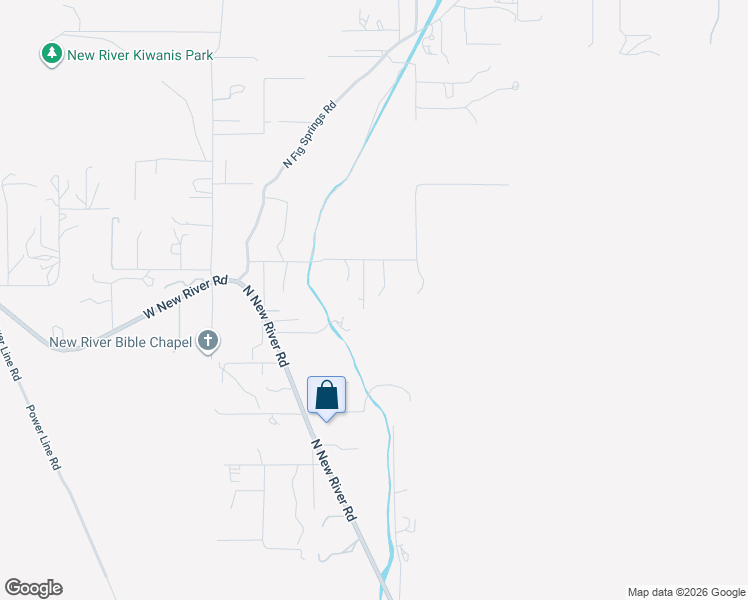 map of restaurants, bars, coffee shops, grocery stores, and more near 805 West Wolftrap Road in New River