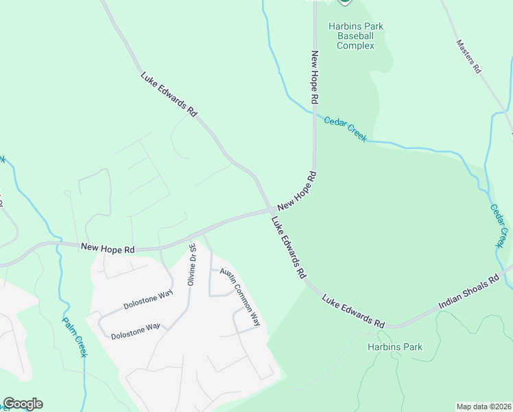 map of restaurants, bars, coffee shops, grocery stores, and more near 2695 Luke Edwards Road in Dacula