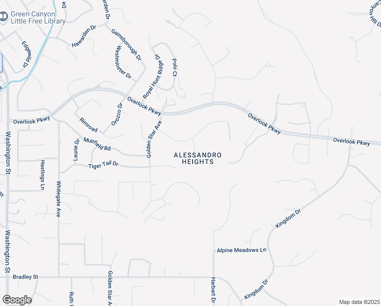 map of restaurants, bars, coffee shops, grocery stores, and more near 7231 Brandon Court in Riverside