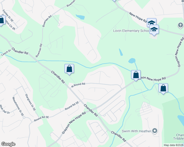 map of restaurants, bars, coffee shops, grocery stores, and more near 1703 Cagle Court in Lawrenceville