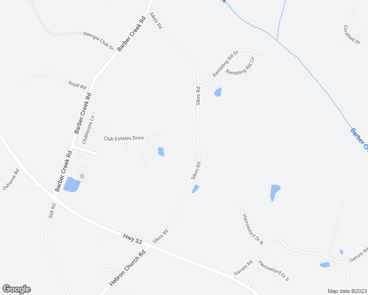 map of restaurants, bars, coffee shops, grocery stores, and more near 1251 Sikes Road in Statham