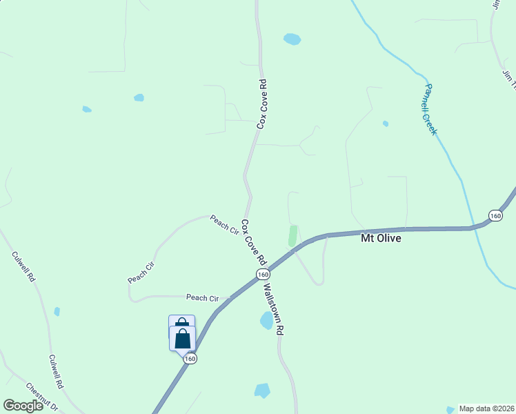 map of restaurants, bars, coffee shops, grocery stores, and more near 260 Cox Cove Road in Hayden