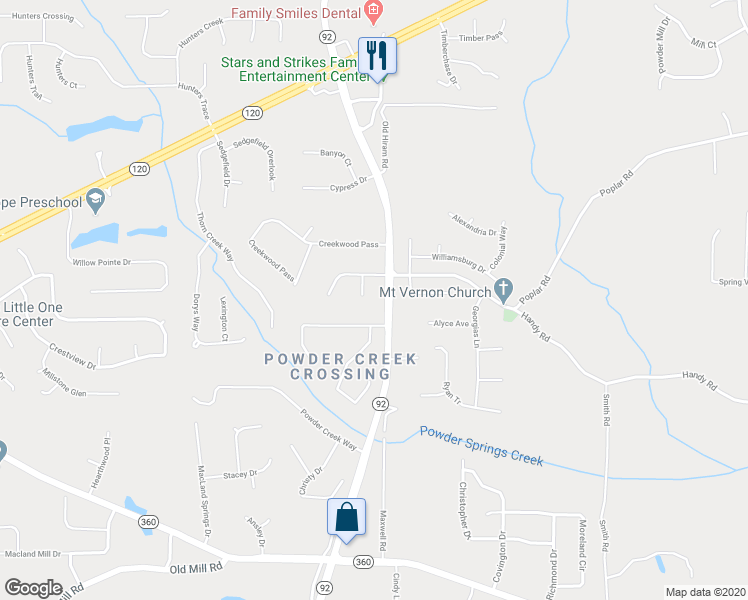 map of restaurants, bars, coffee shops, grocery stores, and more near 43 Glendale Court in Dallas