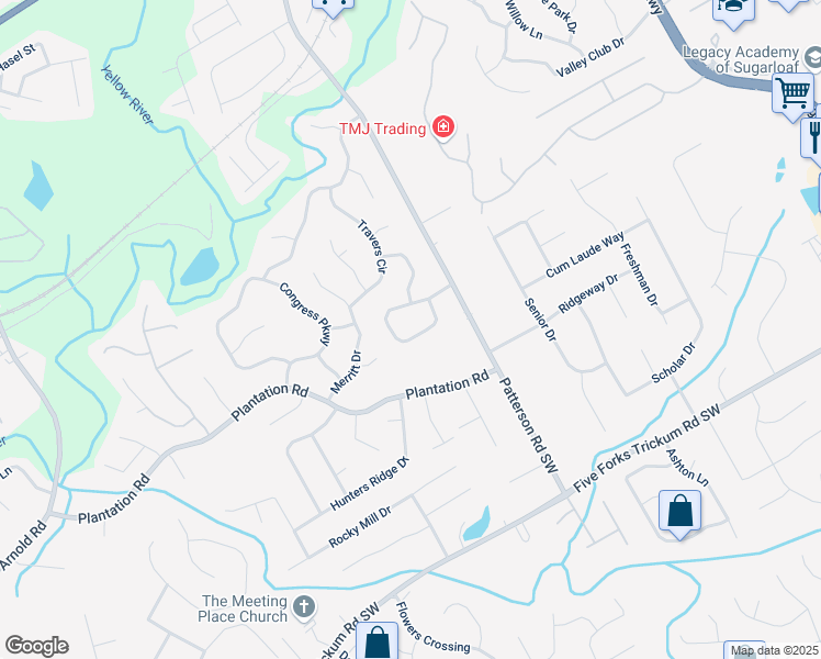 map of restaurants, bars, coffee shops, grocery stores, and more near 1952 Skidmore Circle in Lawrenceville