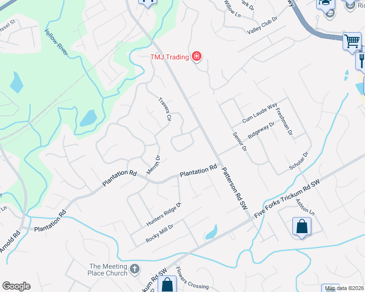 map of restaurants, bars, coffee shops, grocery stores, and more near 1962 Skidmore Circle in Lawrenceville