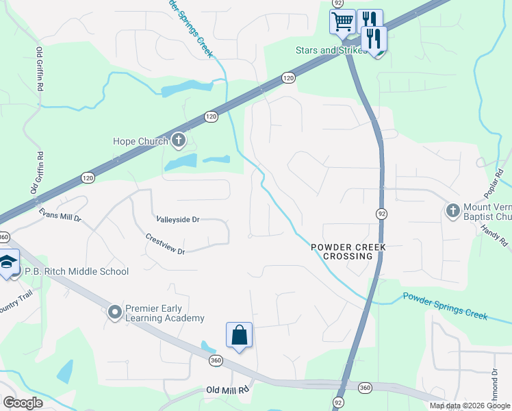 map of restaurants, bars, coffee shops, grocery stores, and more near 111 Lexington Court in Dallas