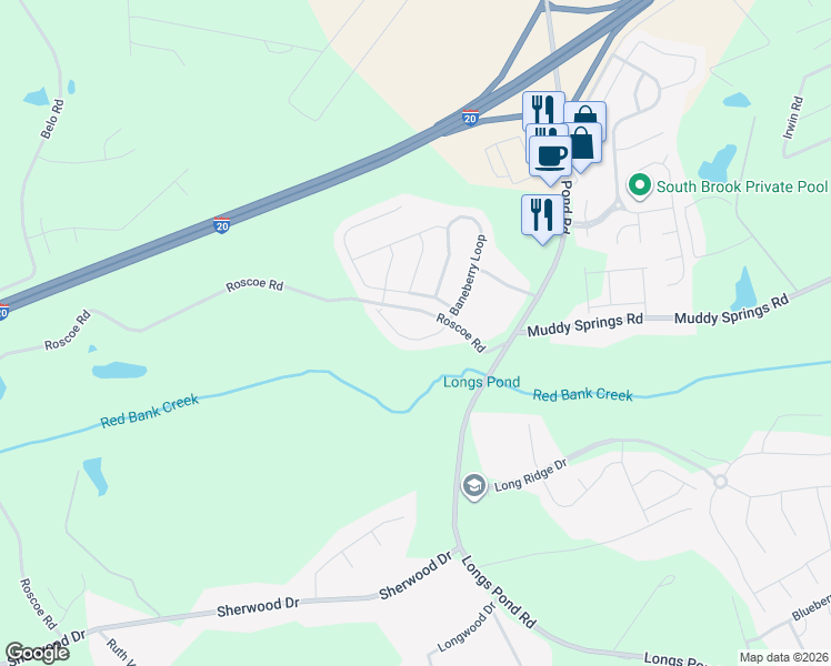 map of restaurants, bars, coffee shops, grocery stores, and more near 132 Stanley Court in Lexington