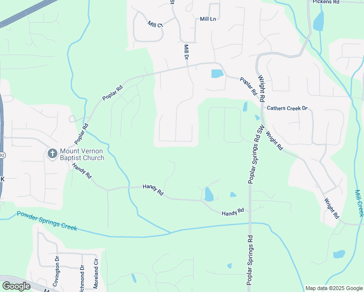 map of restaurants, bars, coffee shops, grocery stores, and more near 223 Spring View Court in Dallas