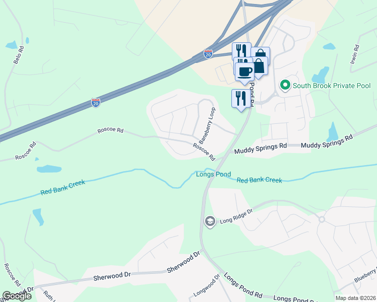 map of restaurants, bars, coffee shops, grocery stores, and more near 132 Stanley Court in Lexington