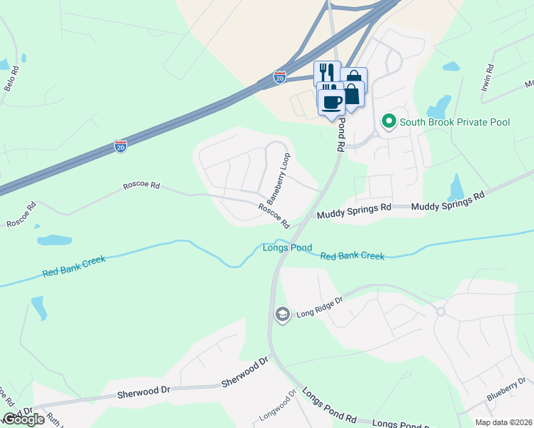 map of restaurants, bars, coffee shops, grocery stores, and more near 103 Stanley Court in Lexington