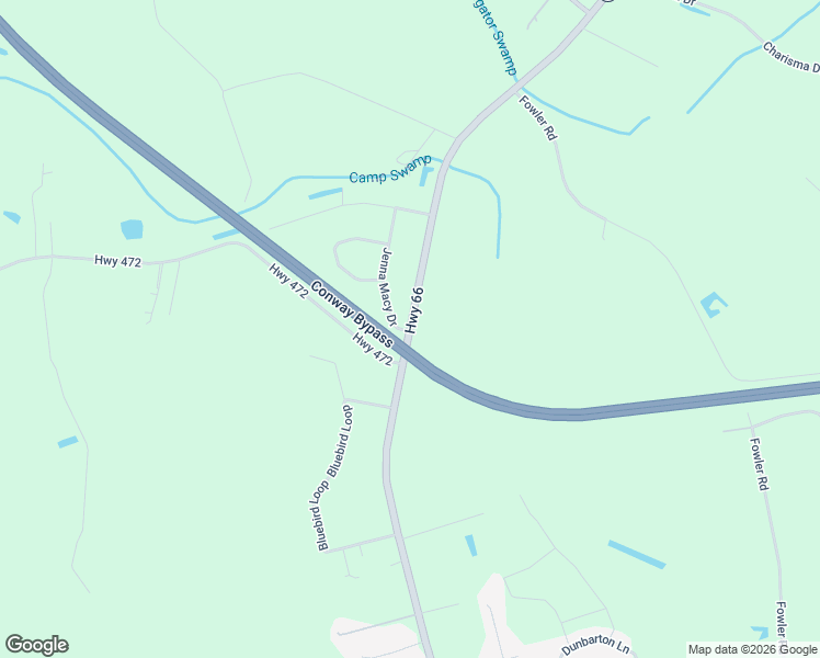 map of restaurants, bars, coffee shops, grocery stores, and more near 169 Jenna Macy Drive in Conway