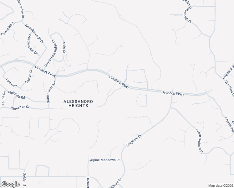 map of restaurants, bars, coffee shops, grocery stores, and more near 7420 Via Montecito Court in Riverside