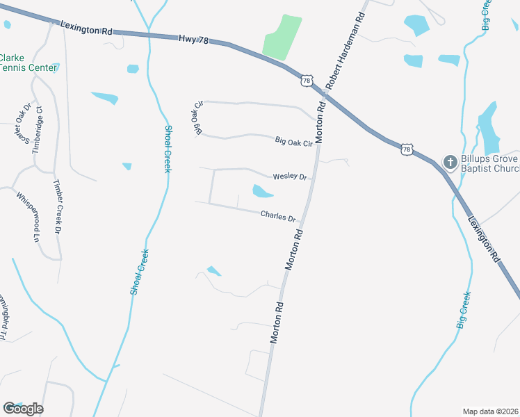 map of restaurants, bars, coffee shops, grocery stores, and more near 306 Parrott Place in Athens