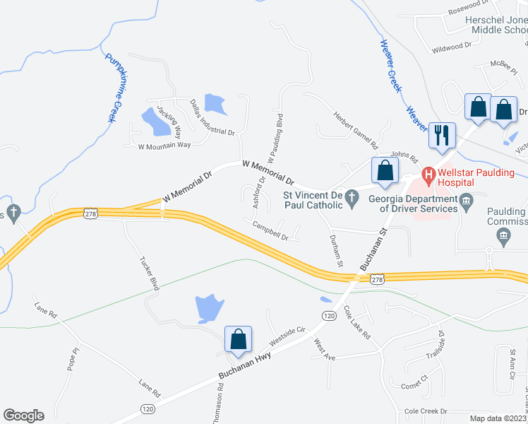 map of restaurants, bars, coffee shops, grocery stores, and more near 112 Brentwood Court in Dallas