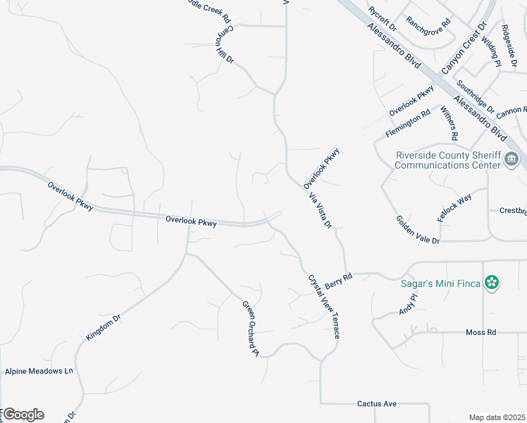 map of restaurants, bars, coffee shops, grocery stores, and more near 7282 Magnon Court in Riverside