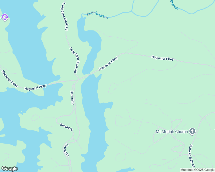 map of restaurants, bars, coffee shops, grocery stores, and more near 155 Cumberland Drive in McCormick